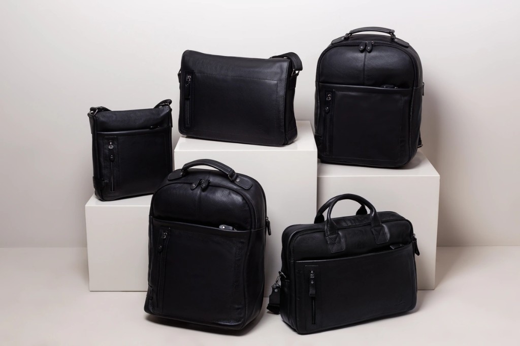 Linha de mochilas de couro masculinas Pelli Brasil