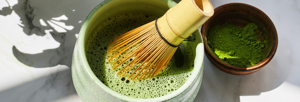 Chasen y matcha