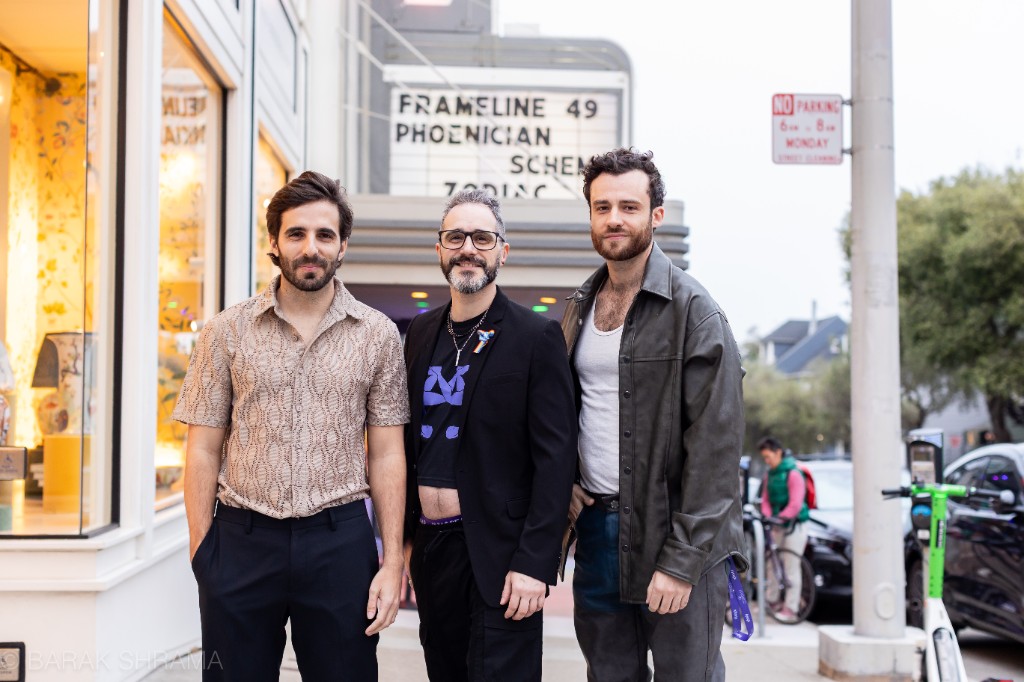 Lucas Santana junto Lucas Mariani y Gaston Frias