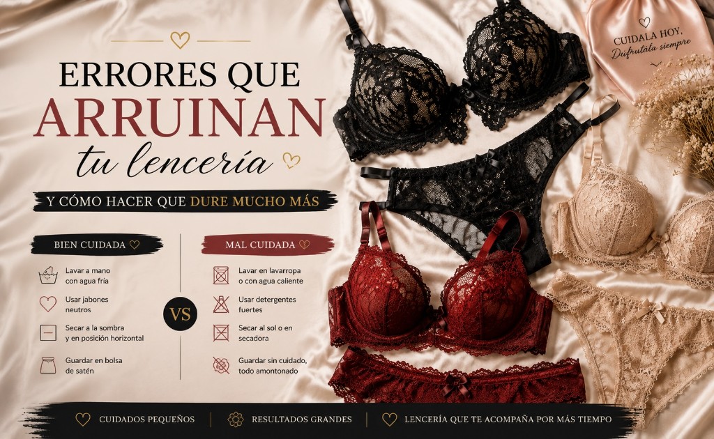 Errores que arruinan tu lencería