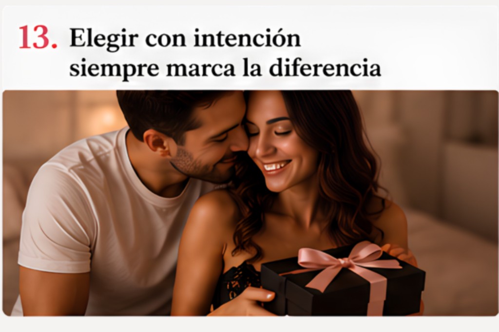 eleg&iacute; con intenci&oacute;n, eso marca la diferencia