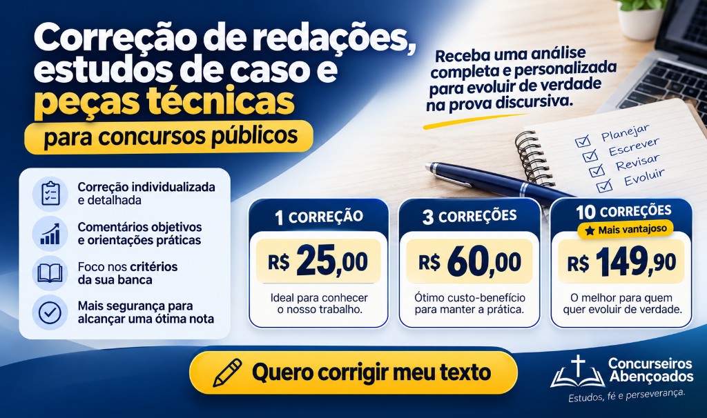 Corre&ccedil;&atilde;o de reda&ccedil;&otilde;es