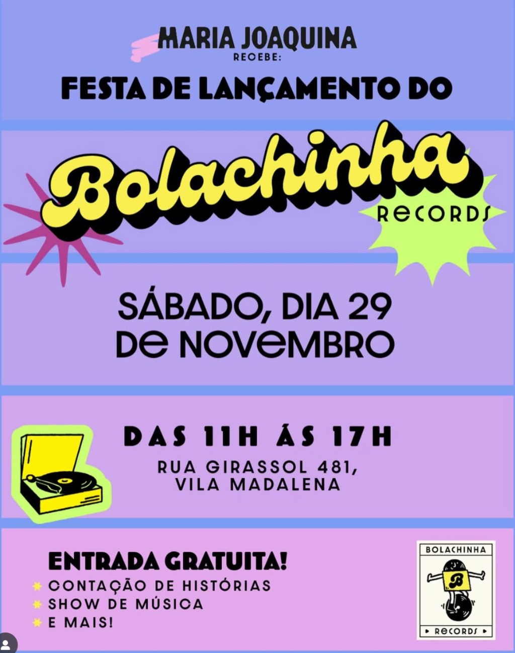 evento bolachinha Records