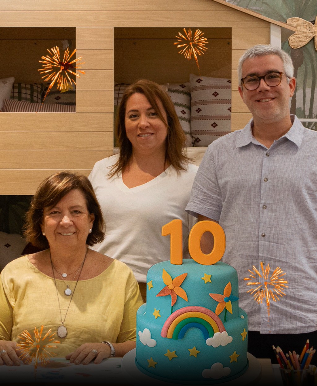 Quarto de beb&ecirc; Bernardo com decora&ccedil;&atilde;o colorida