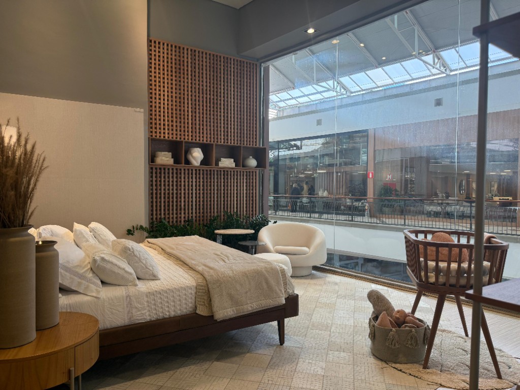 Mini Ber&ccedil;o Ninho no quarto de casal - Vitrine Prima Linea