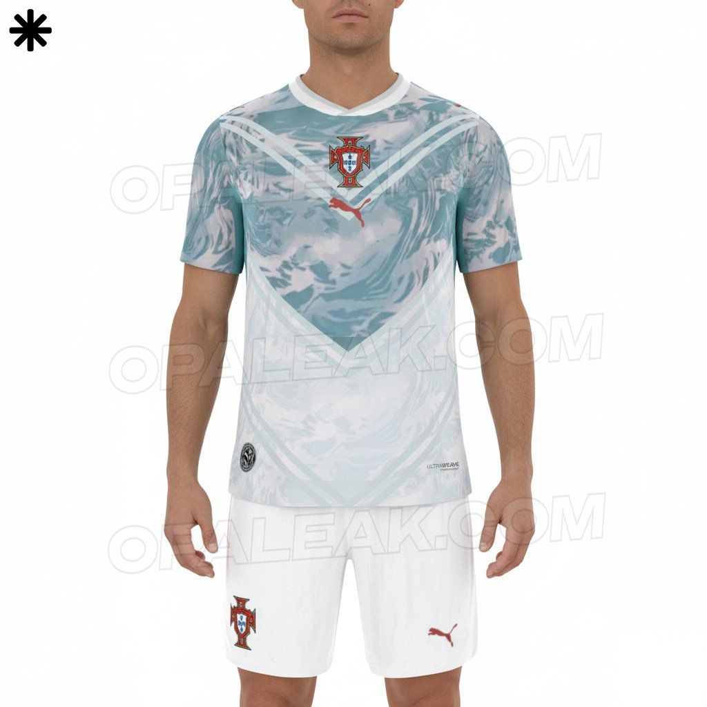 Camisa reserva de Portugal para a Copa 2026 vaza