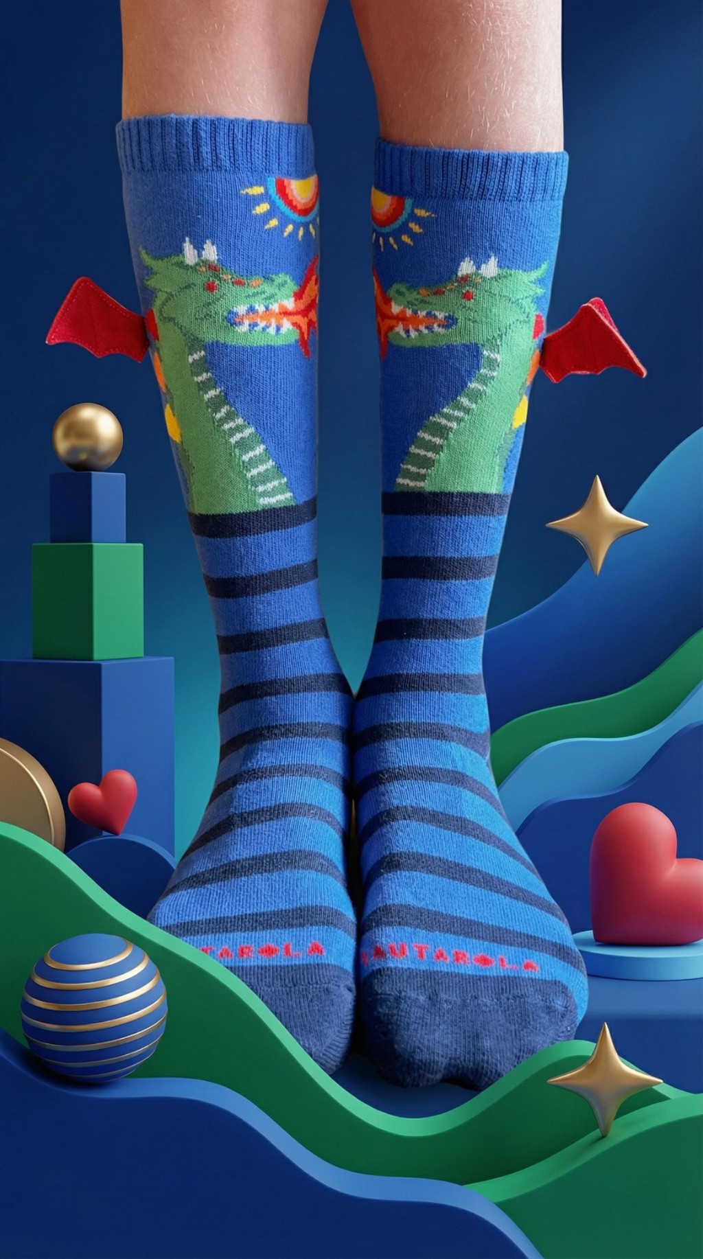 meias-3/4-infantil e colorida