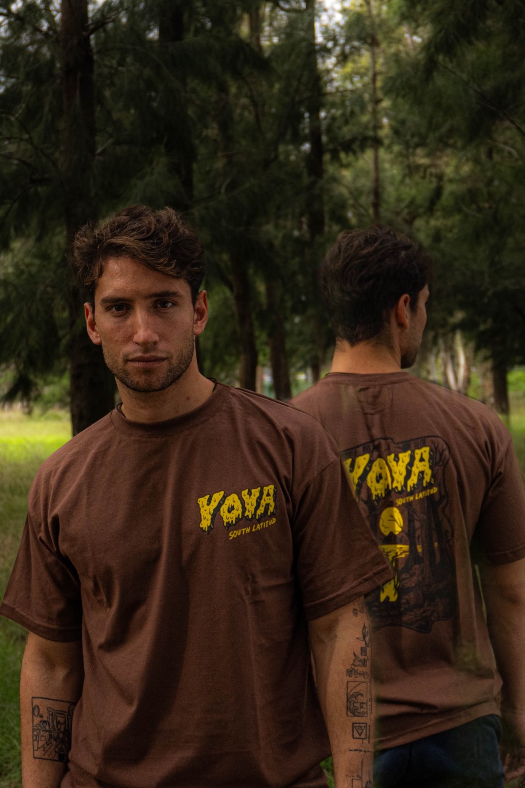 Remera South Latitude YOVA inspirada en surf y skate