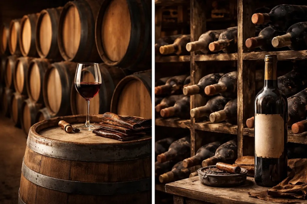 Barricas y guarda: crianza del Syrah