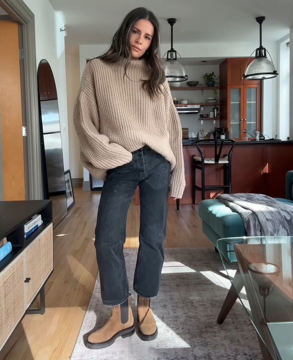 Look casual com bota Elis