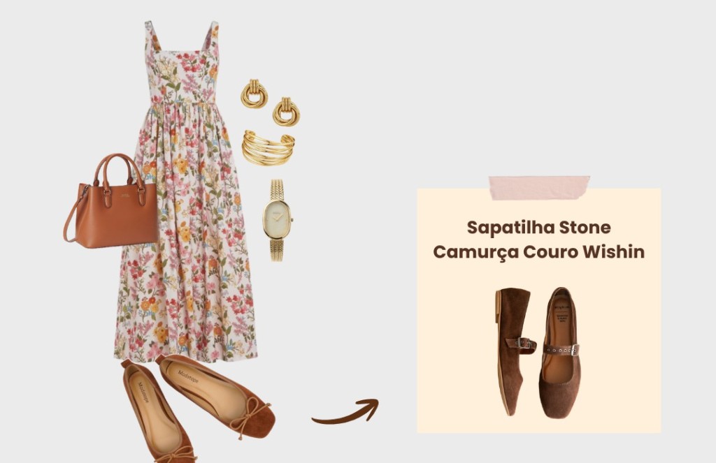 look para usar marrom no verão.