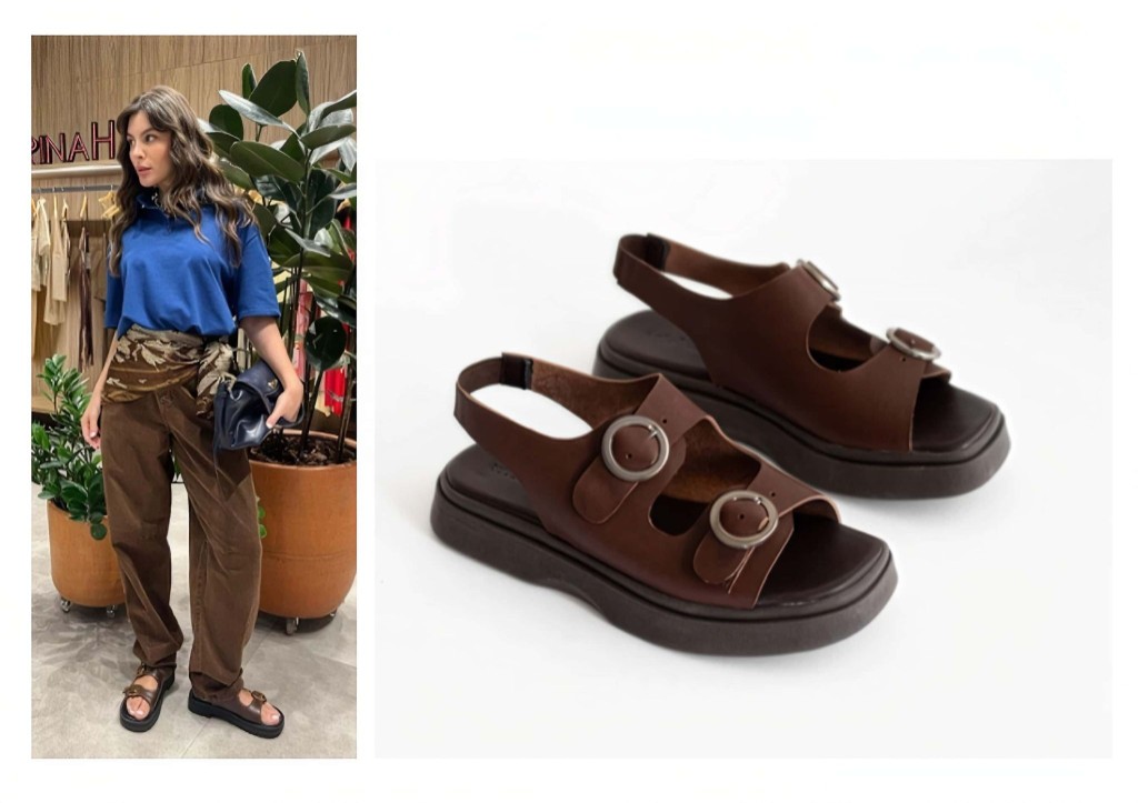 Opção de look para festival com sandália.