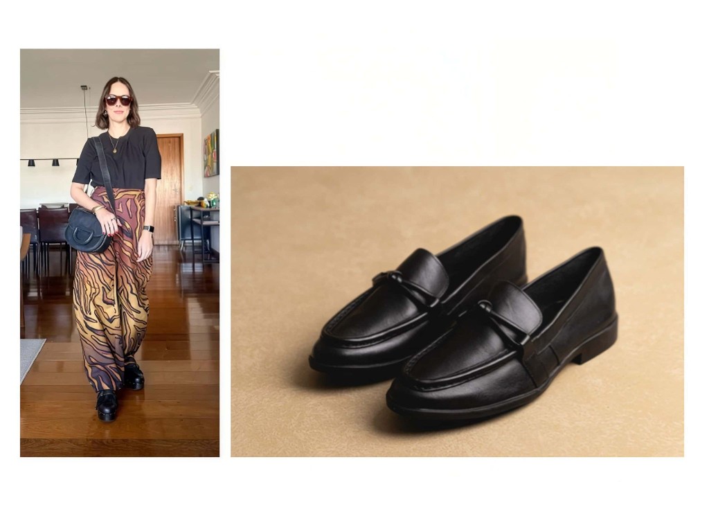 Opção de look para festival com mocassim.