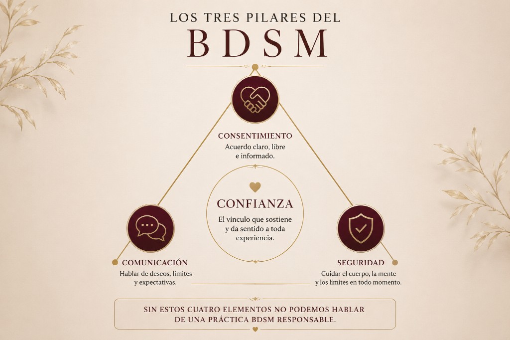 "Sin estos cuatro elementos no podemos hablar de una pr&aacute;ctica BDSM responsable."