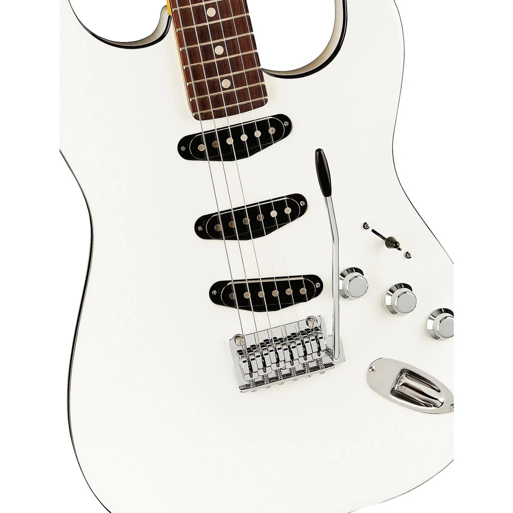Detalle del puente Fender Aerodyne Stratocaster