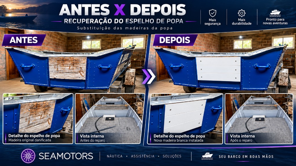 Barco de Alum&iacute;nio Seamotors