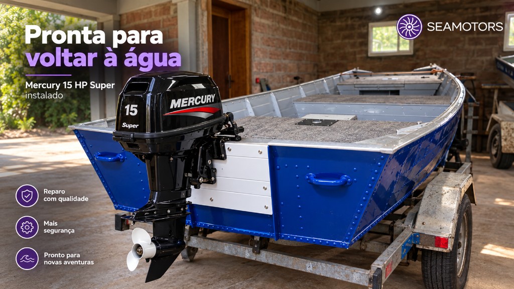 Motor de popa Mercury Seamotors