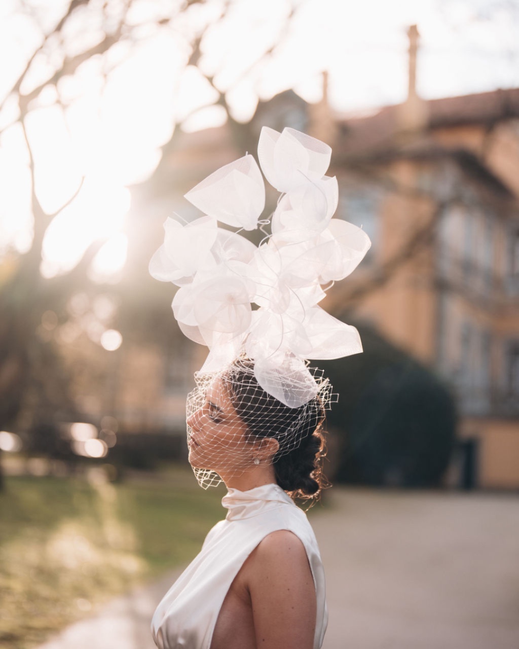 Graciella Starling Alta Chapelaria para Revista I Love Bride em Portugal no hotel Boeira Gardem