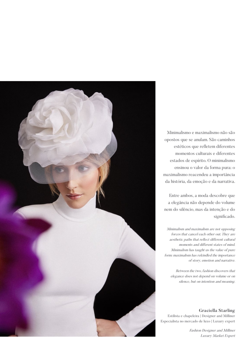 Graciella Starling escreve para revista de noiva portuguesa I love Bride
