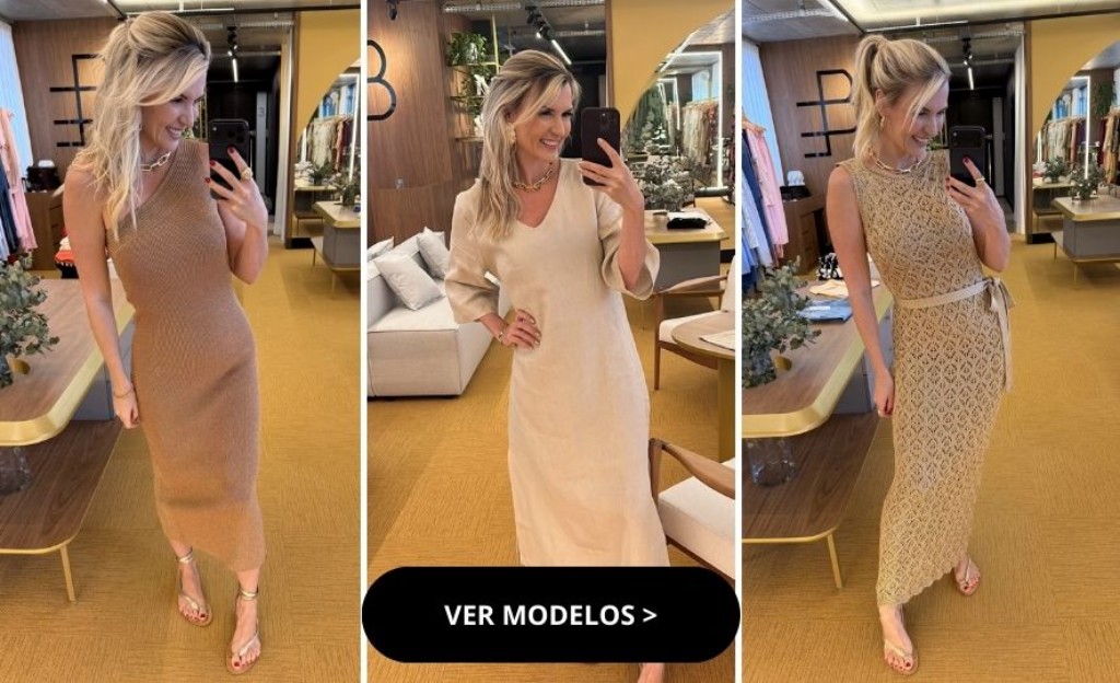 Vestidos Champagne / Dourado - Bruna Elisa C.