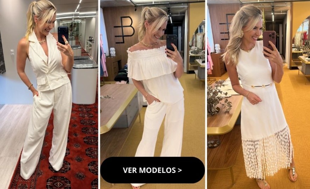 Look Feminino Off White para Natal &ndash; Bruna Elisa C.