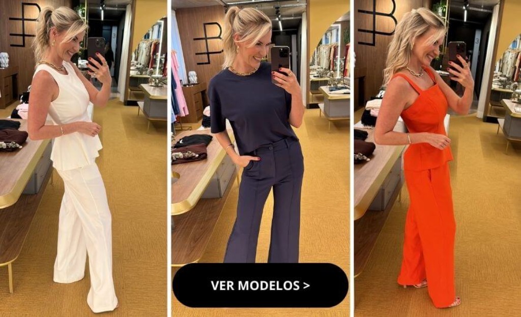 Cal&ccedil;as em Alfaiataria Feminina Bruna Elisa C.