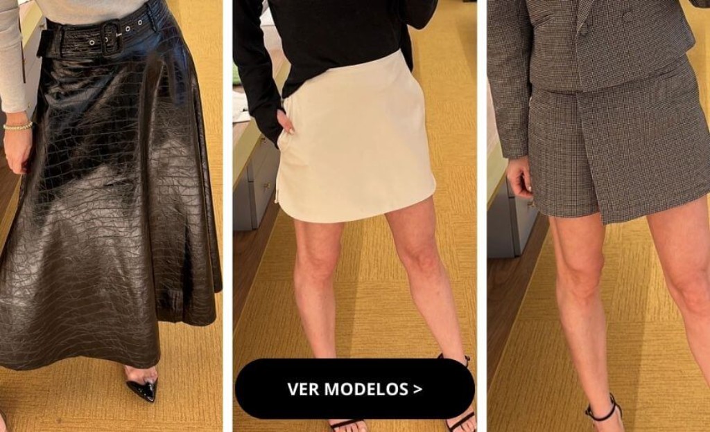 Tipos Saia Alfaiataria Bruna Elisa C.