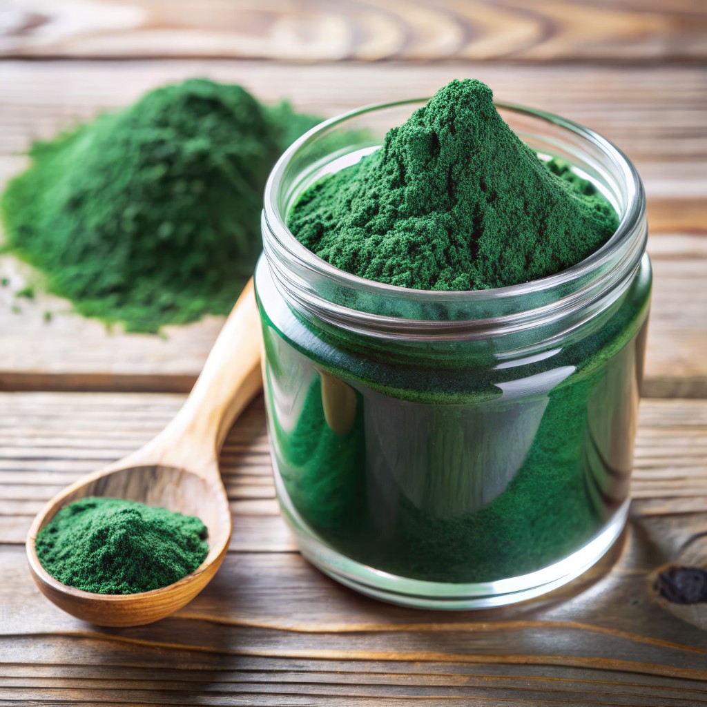 espirulina en polvo