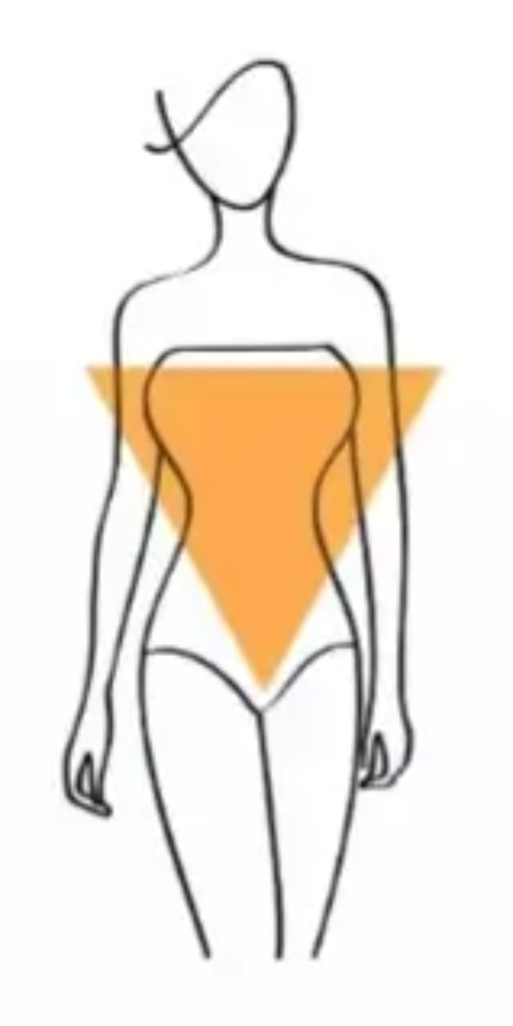 Corpo tri&acirc;ngulo invertido