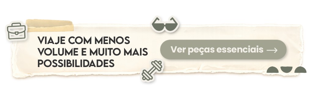 Viaje com menos volume e muito mais possibilidades - Bagagem de Mão