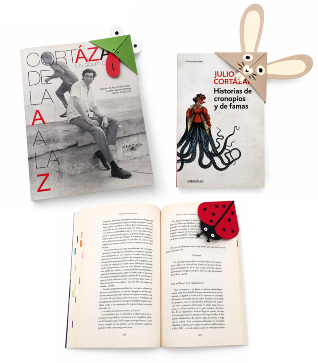 Separadores de libros origami