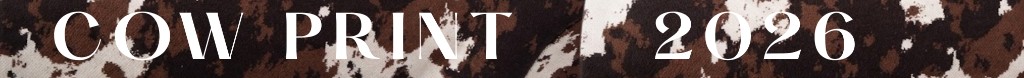 cow print , estampa vaca, tendencia 2026