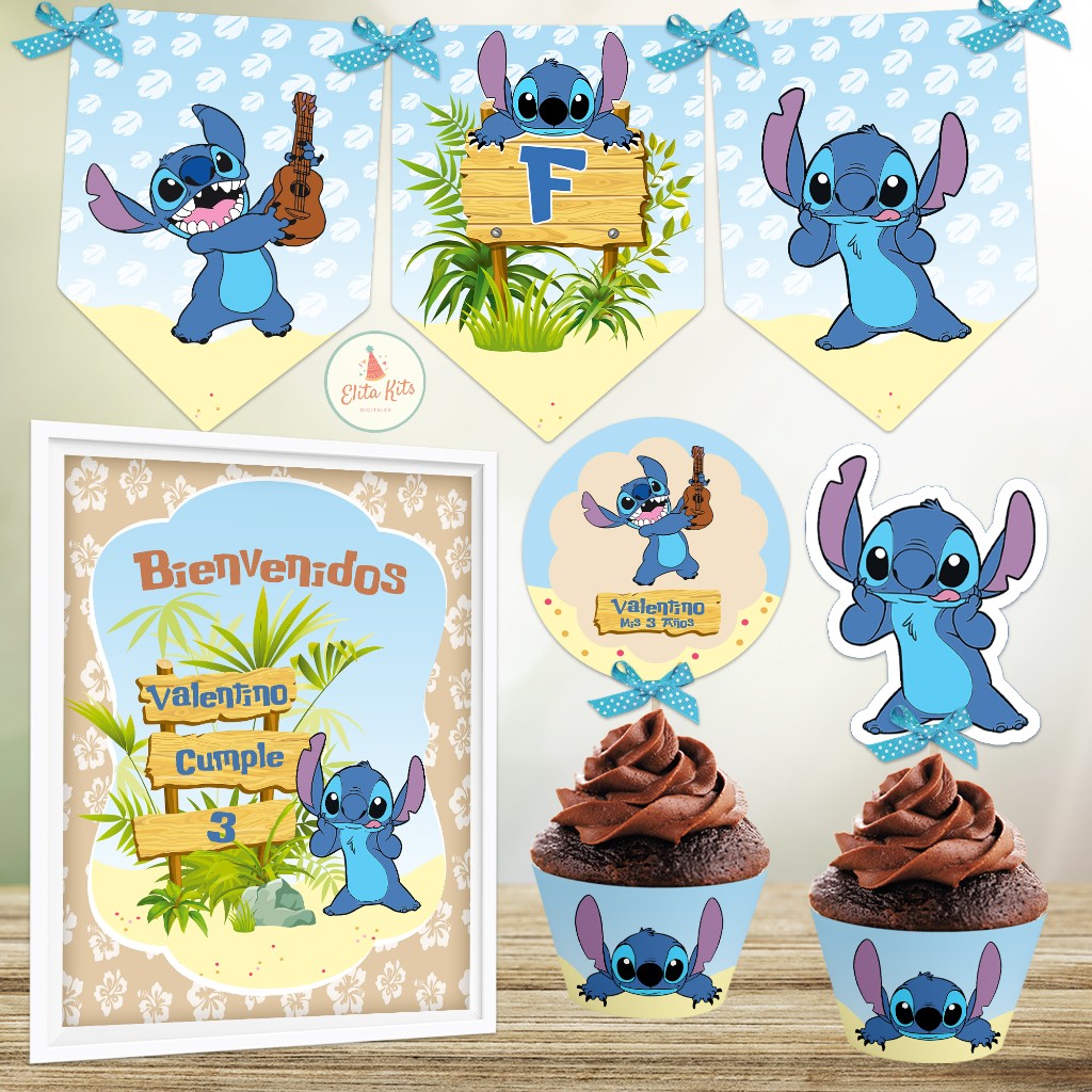 Kit Imprimible Stitch Cumplea&ntilde;os: una fiesta divertida y llena de ternura