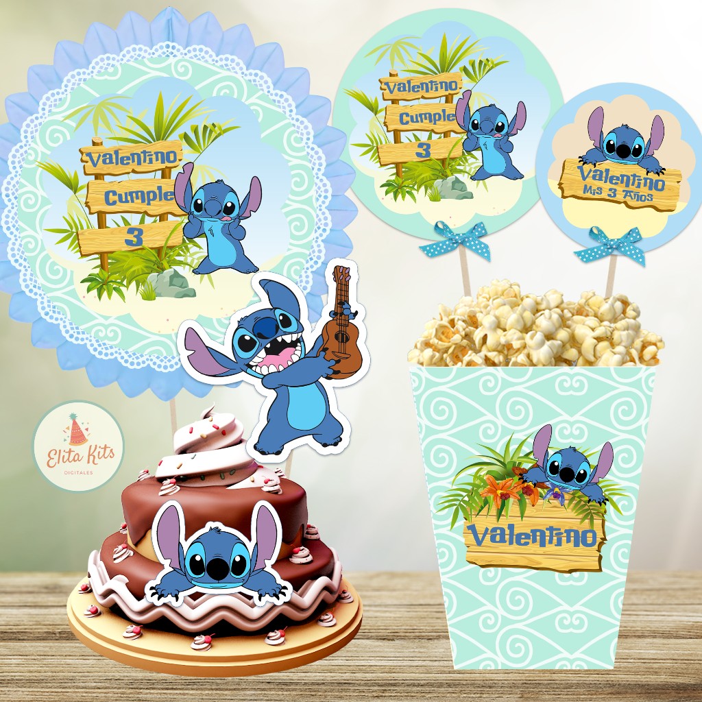 Kit Imprimible Stitch Cumplea&ntilde;os: una fiesta divertida y llena de ternura