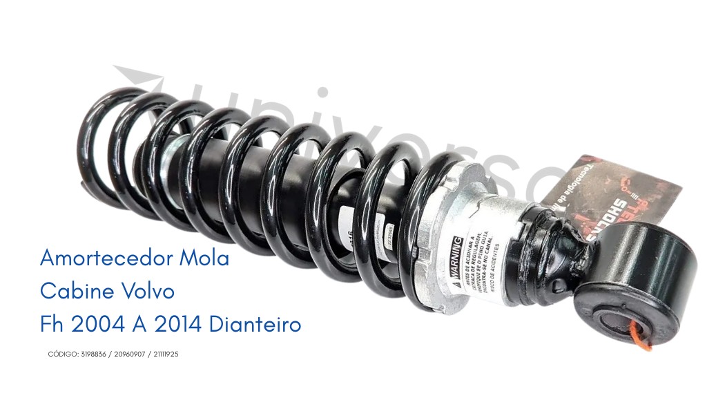 Amortecedor Mola Cabine Volvo Fh 2004 A 2014 Dianteiro