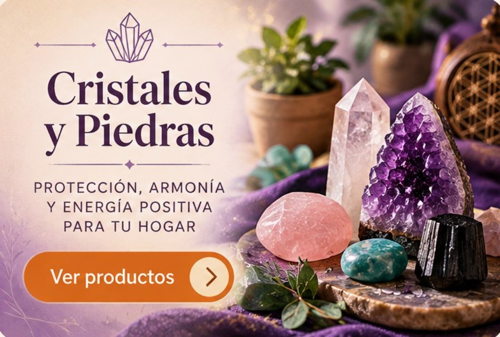 Cristales y piedras para protección y armonía del hogar