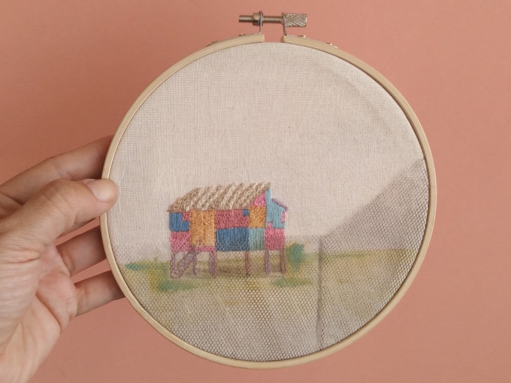casa en bordado por juanamatu