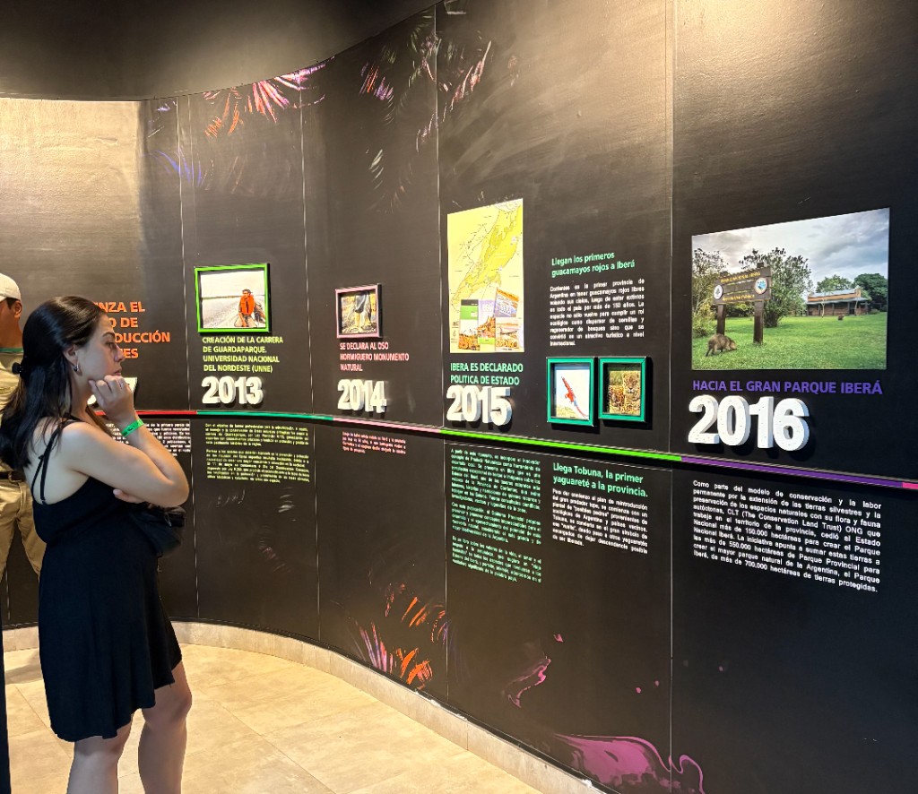 Museo de interpretación en el parque provincial ibera
