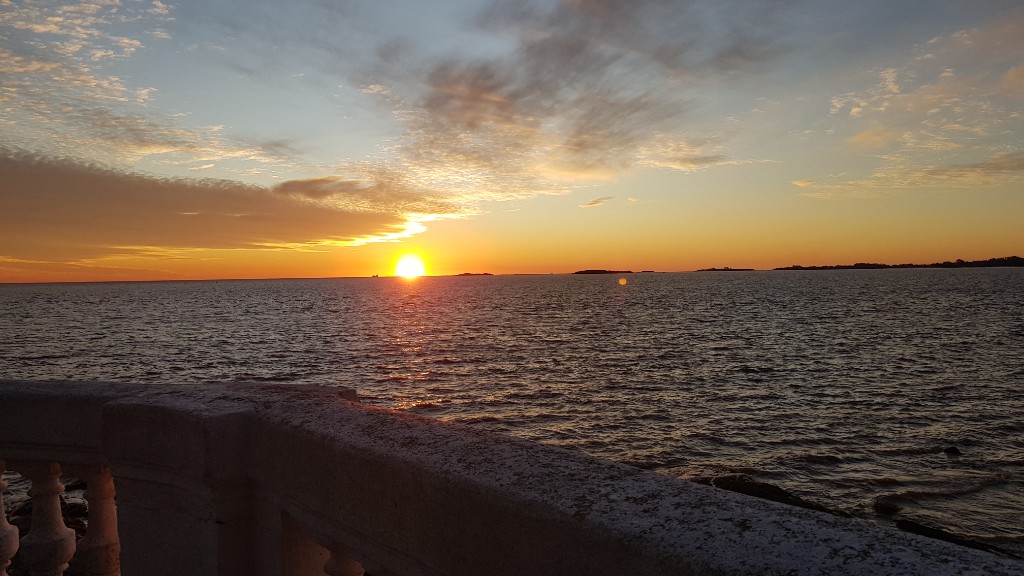 Atardecer en Colonia del Sacramento