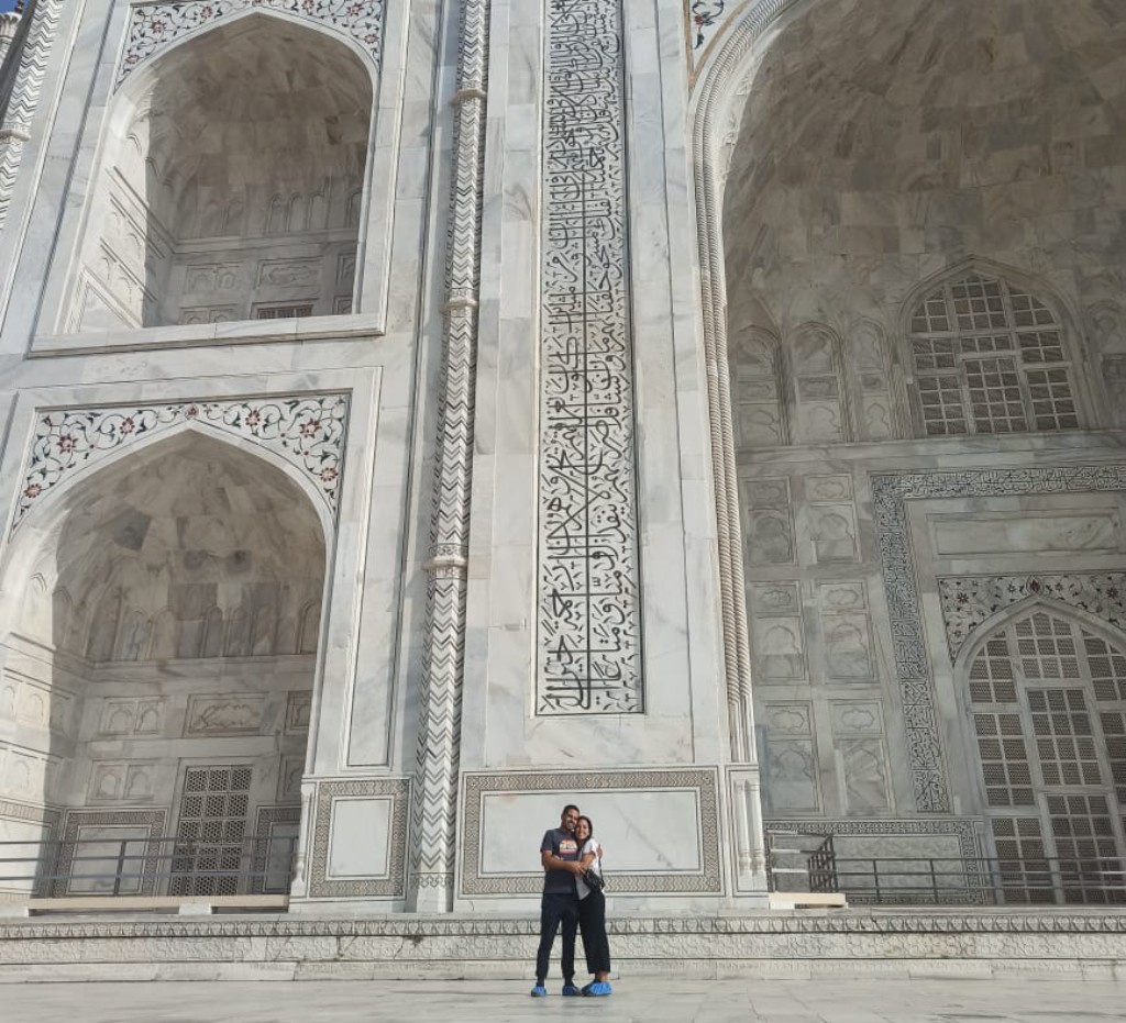 monumento de taj mahal en india