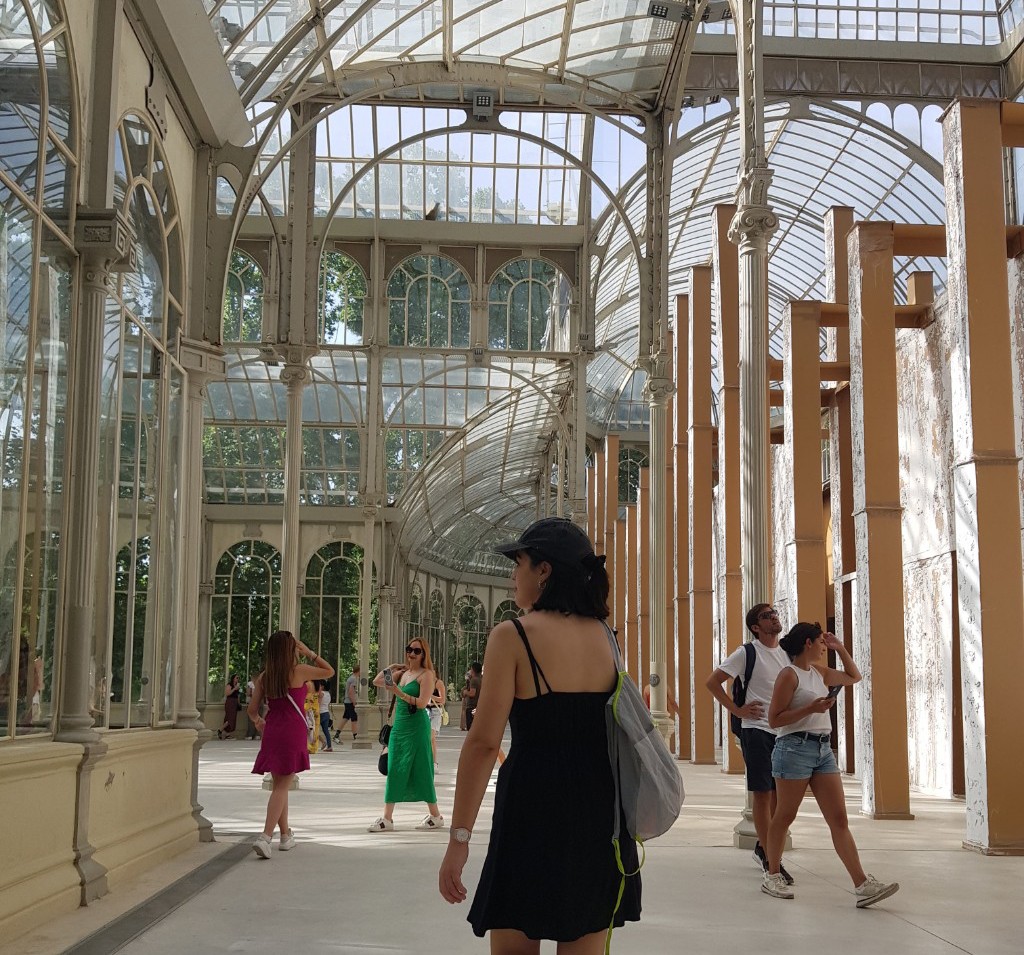 palacio de cristan en el parque del retiro