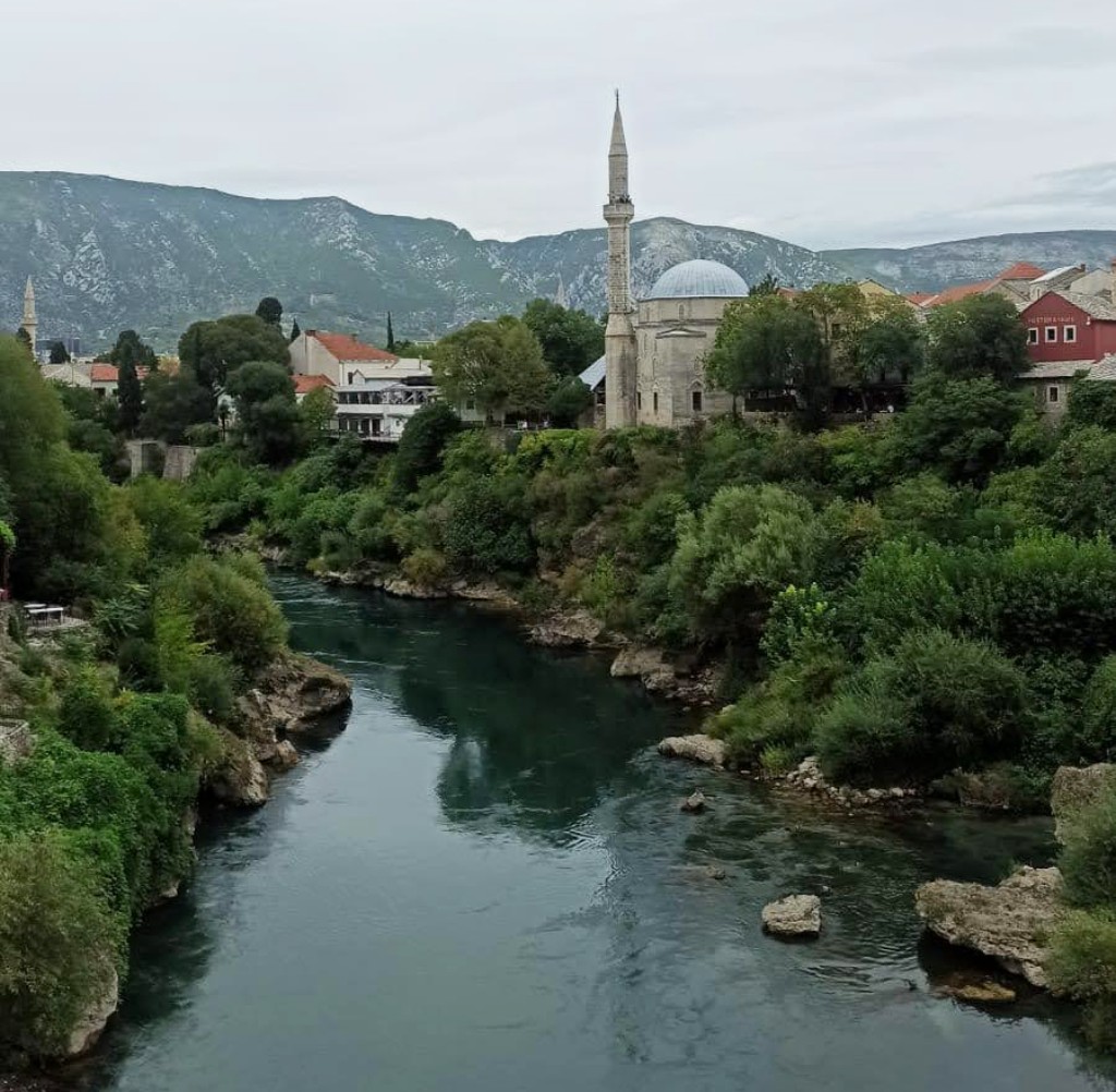 vista desde el puente de mostar