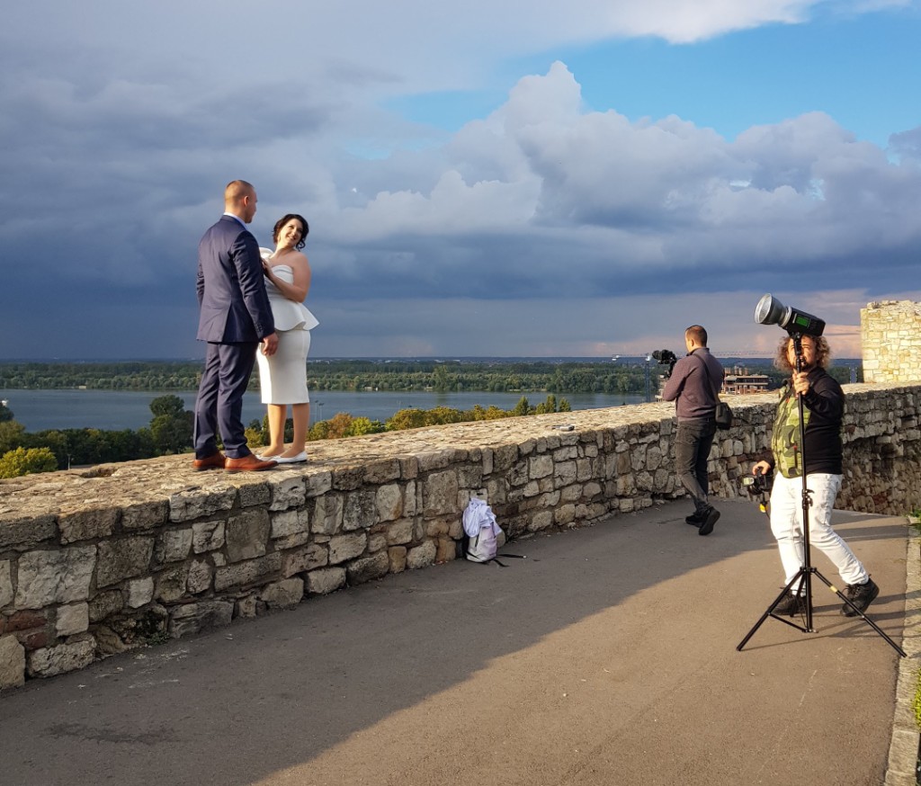 casamiento en belgrado sobre la muralla