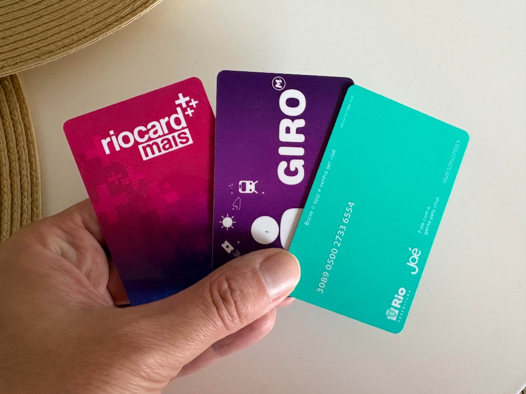 tarjetas de metro colectivo omnibus de rio de janeiro