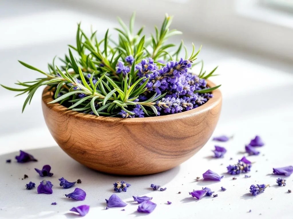 7 hierbas para sahumar y limpiar energias lavanda y romero