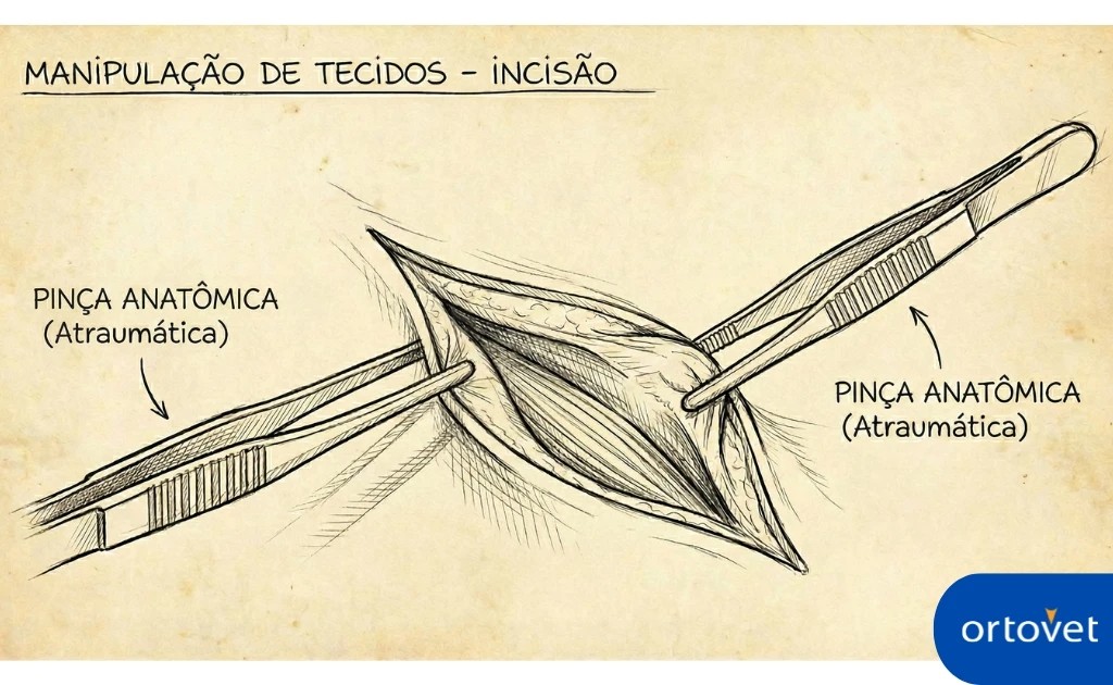 pin&ccedil;as anat&ocirc;micas de disseca&ccedil;&atilde;o e manipula&ccedil;&atilde;o