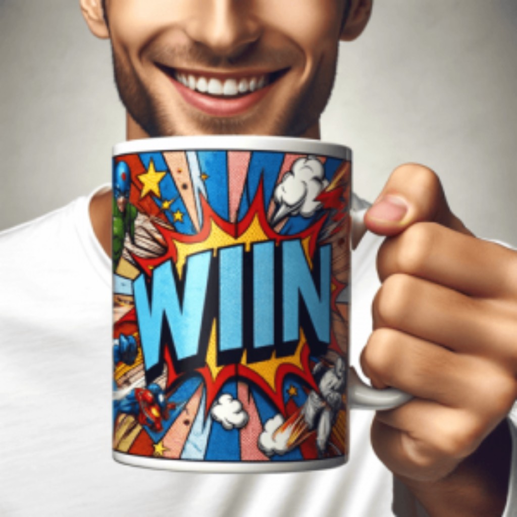 Taza con dise&ntilde;o personalizado realizada con sublimaci&oacute;n