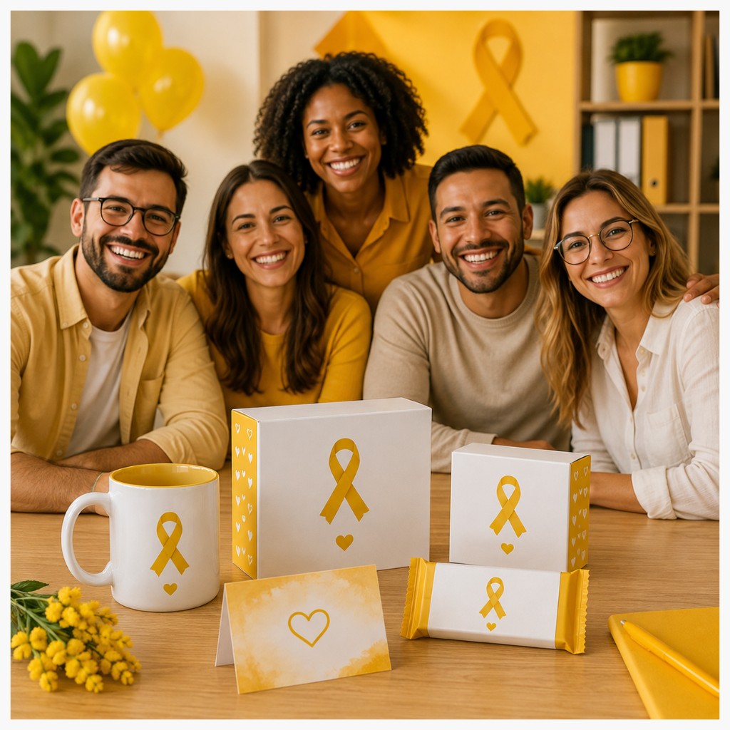 Campanha de Setembro Amarelo promovendo acolhimento no ambiente de trabalho