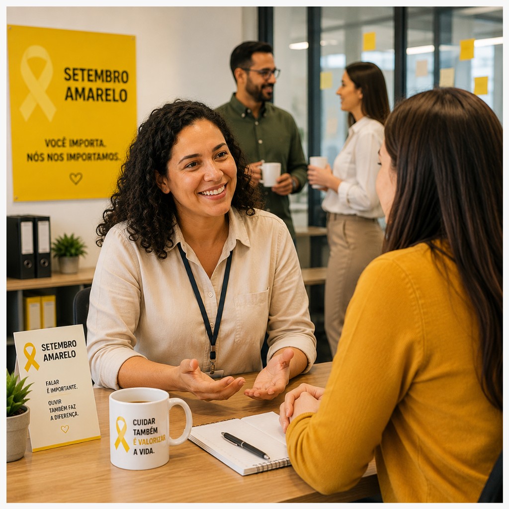 Papel do RH na campanha Setembro Amarelo nas empresas