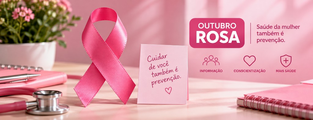 Campanha Outubro Rosa para conscientiza&ccedil;&atilde;o sobre o c&acirc;ncer de mama nas empresas